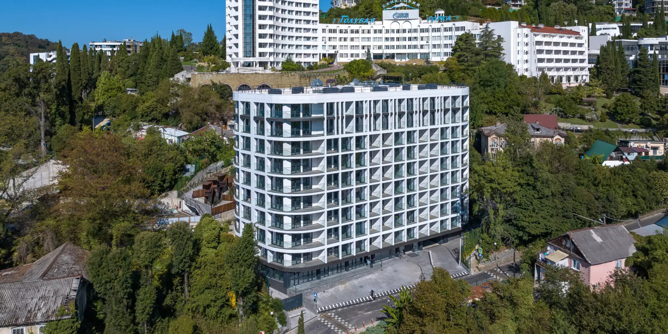 Апартаменты в Сочи центр Хосты с видом на море АК Горка