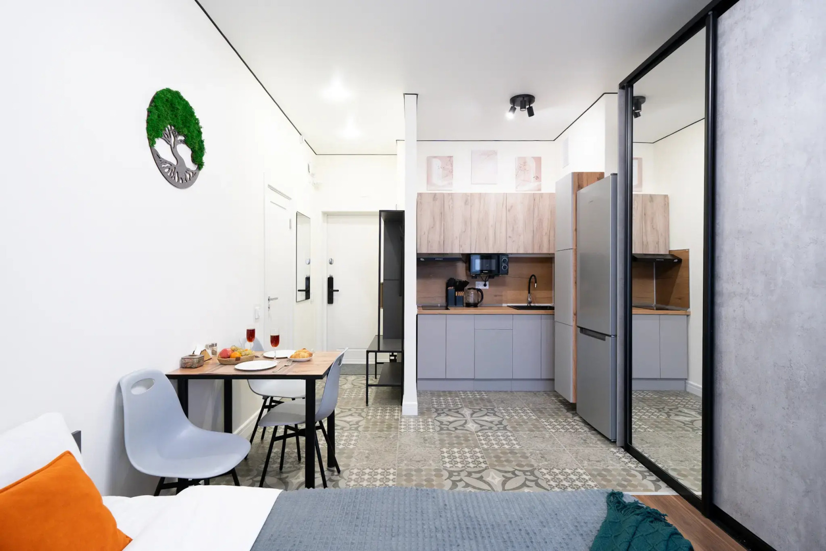 Квартира Стильная студия на двоих Natali apart на метро Прокшино