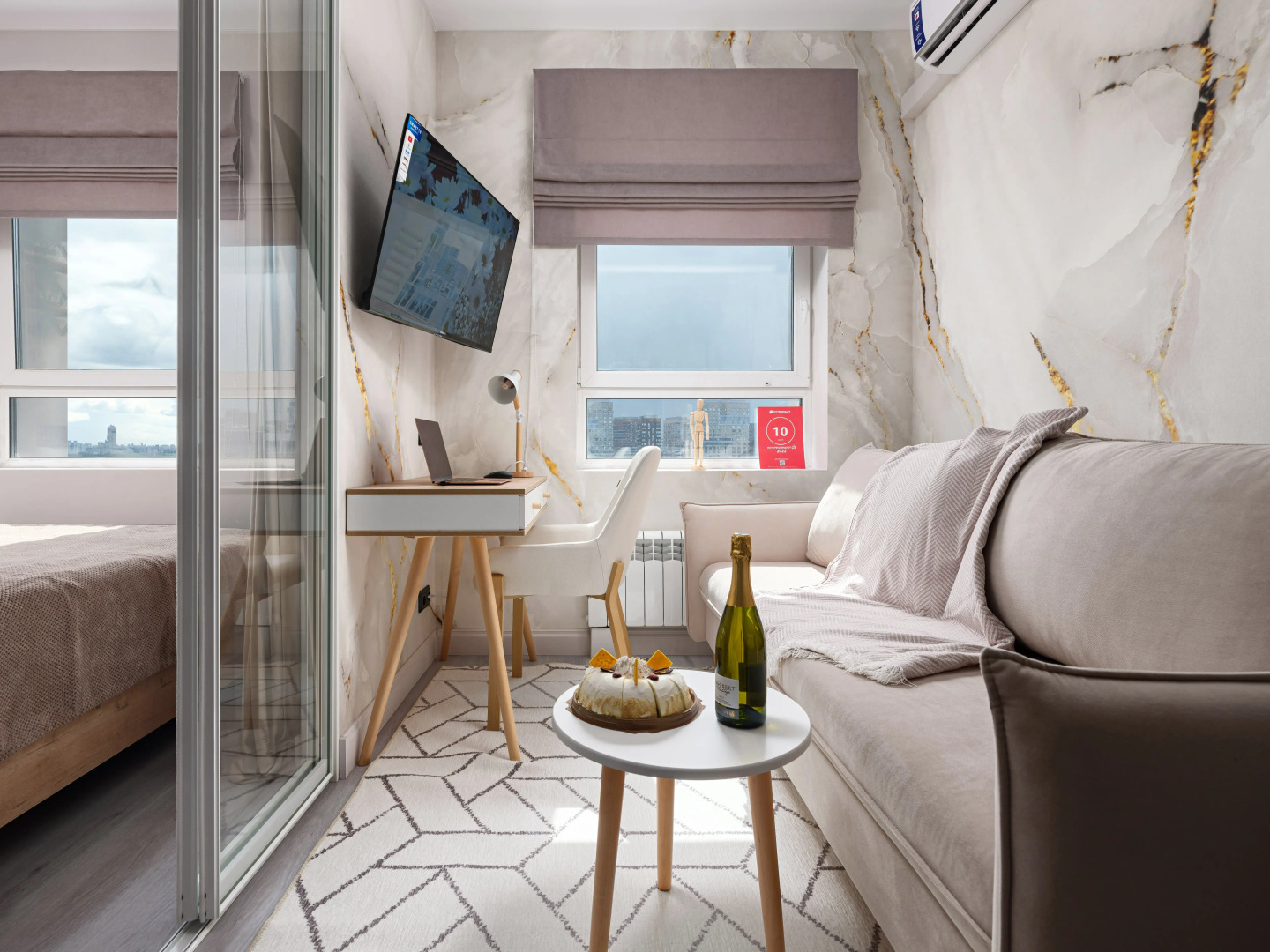 Апартаменты ДВА ГОРОДА у метро Спартак