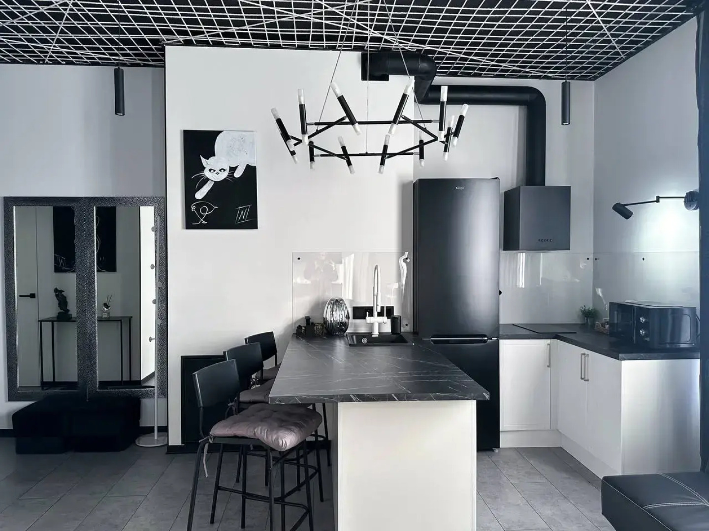 Квартира Top Rooms с эксклюзивным видом на набережную Москва-реку