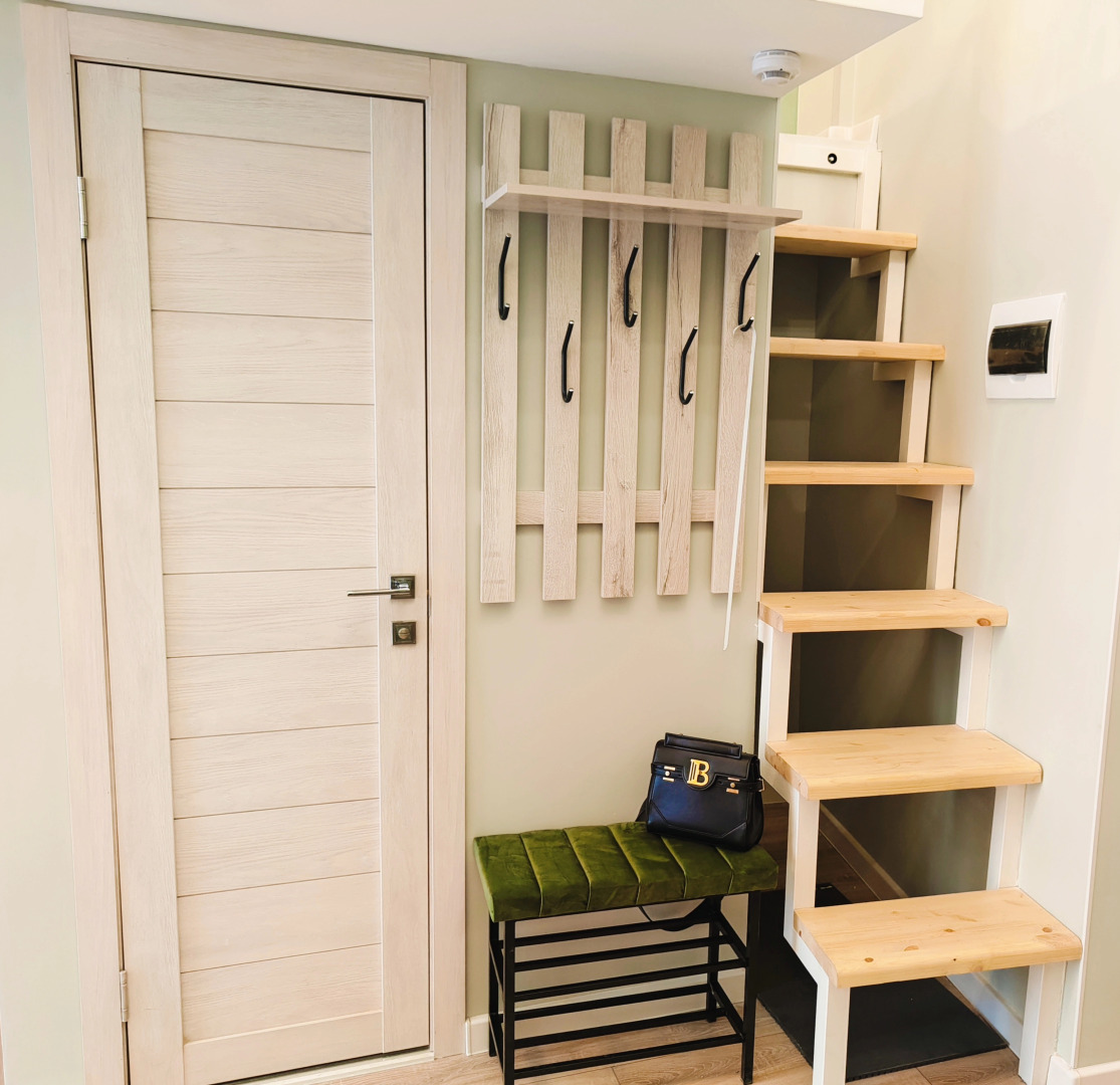 Апартаменты с балконом и камином