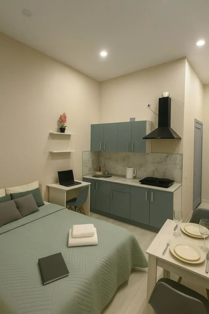 Апартаменты GOSTIO студия рядом с Микрохирургией глаза Федорова