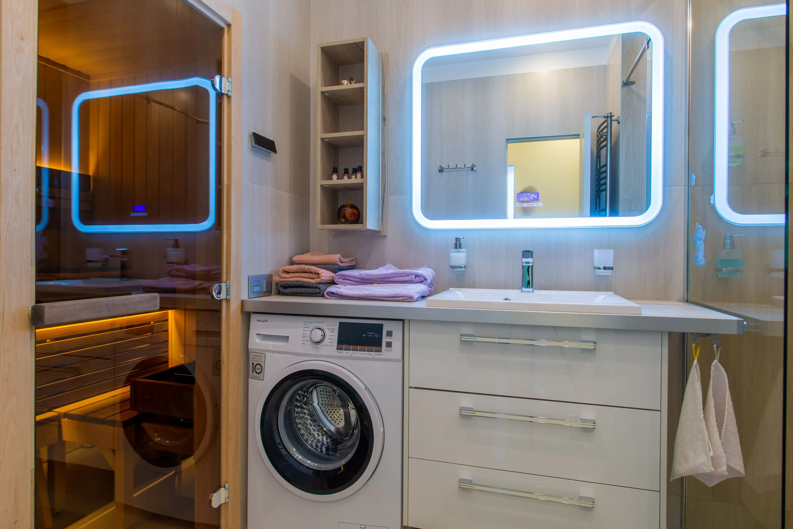 Апартаменты ОхтАпартЛюкс с сауной, террасой и одной спальней