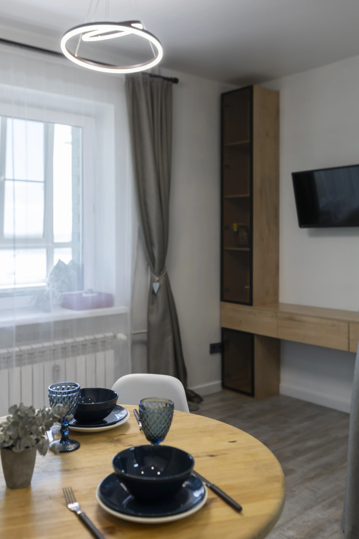 Квартира Grеy-Studiо c видом на Aнгaру