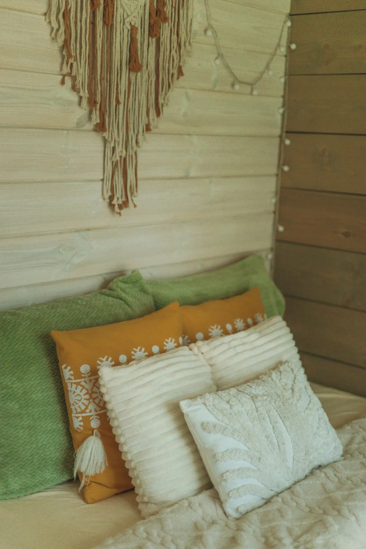 Частный дом с баней и чаном у воды и леса