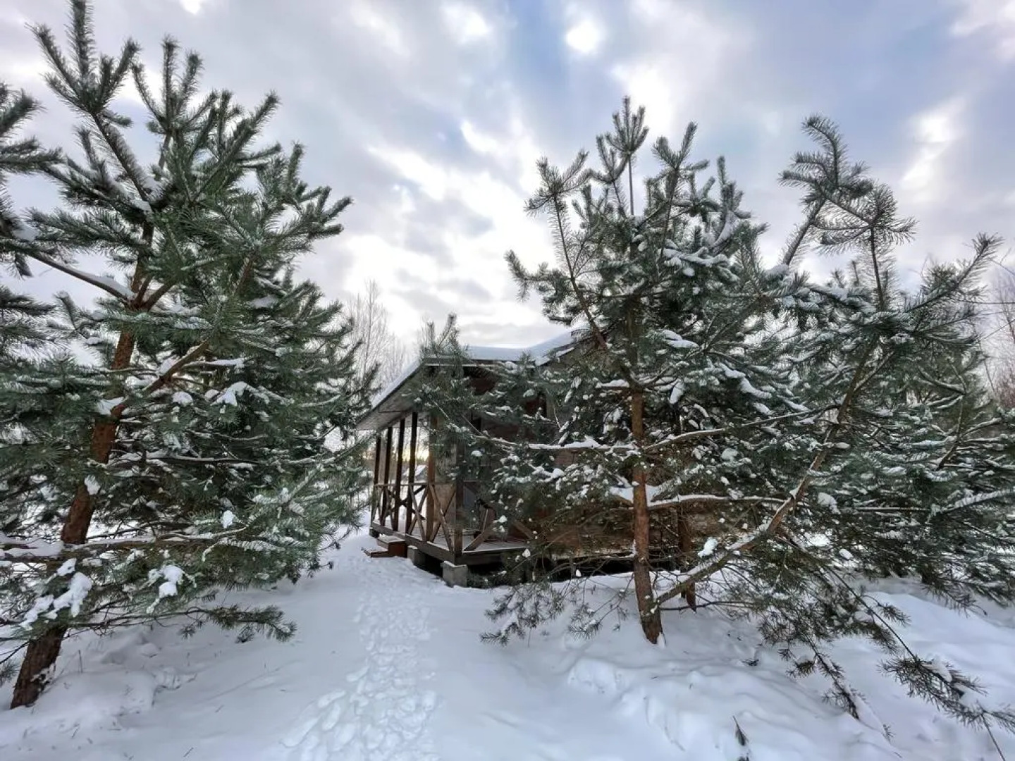 Дом наедине с природой