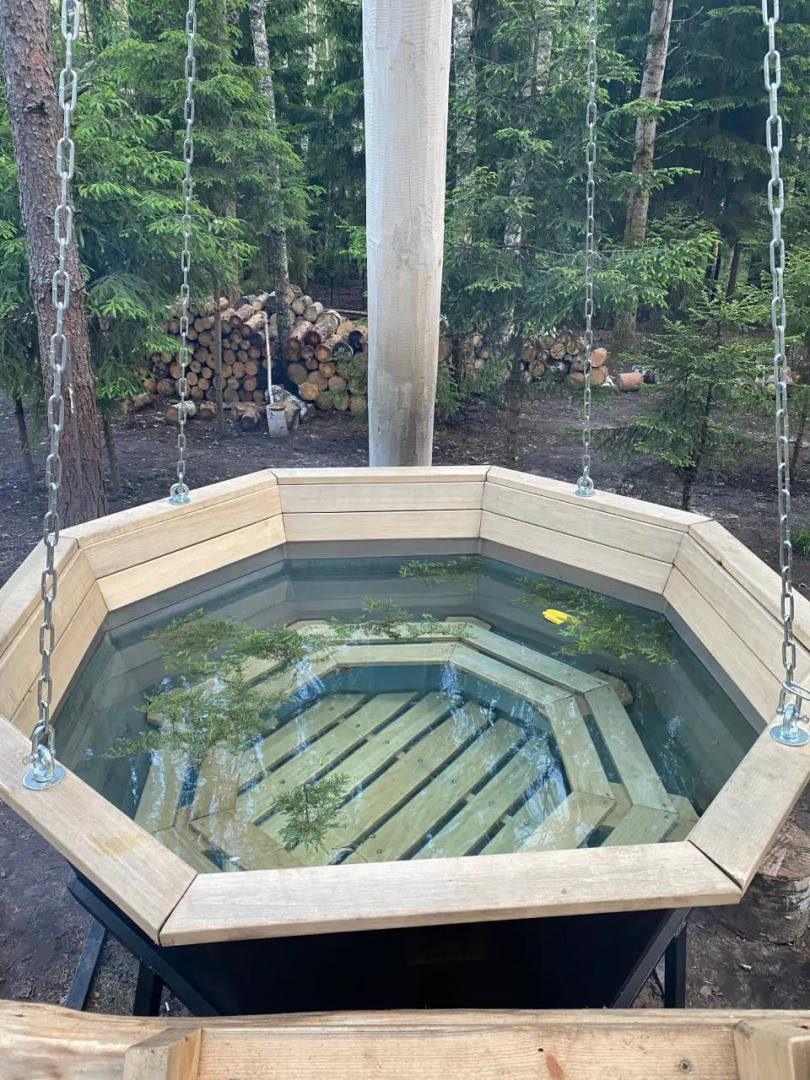 Частный дом в лесу у реки Пра на первой береговой линии