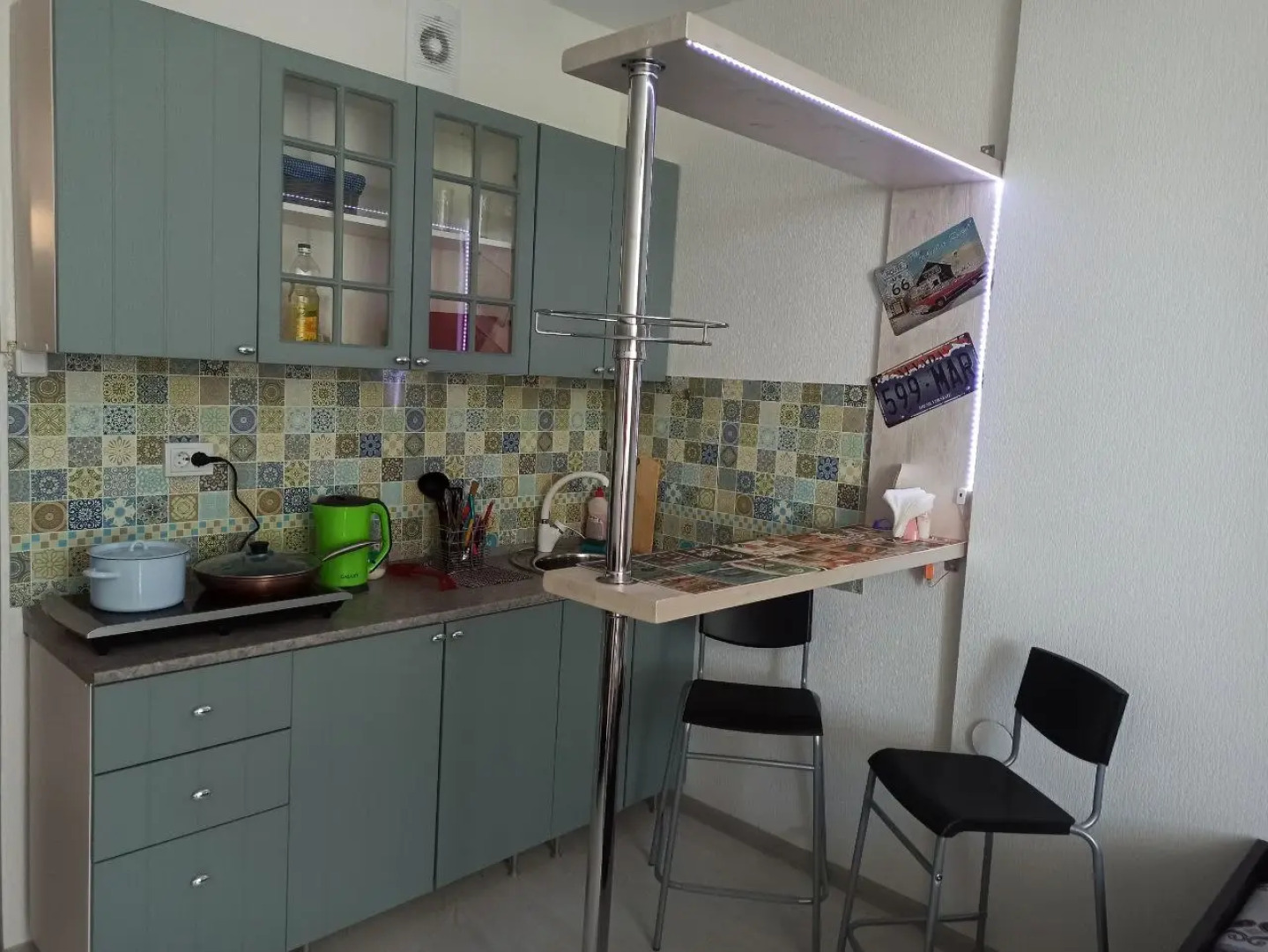 Квартира Студия рядом аэропорт и вокзал