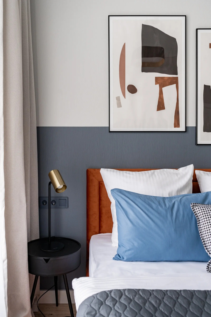 Квартира с Дизайнерским Интерьером с Террасой на Берегу Невы