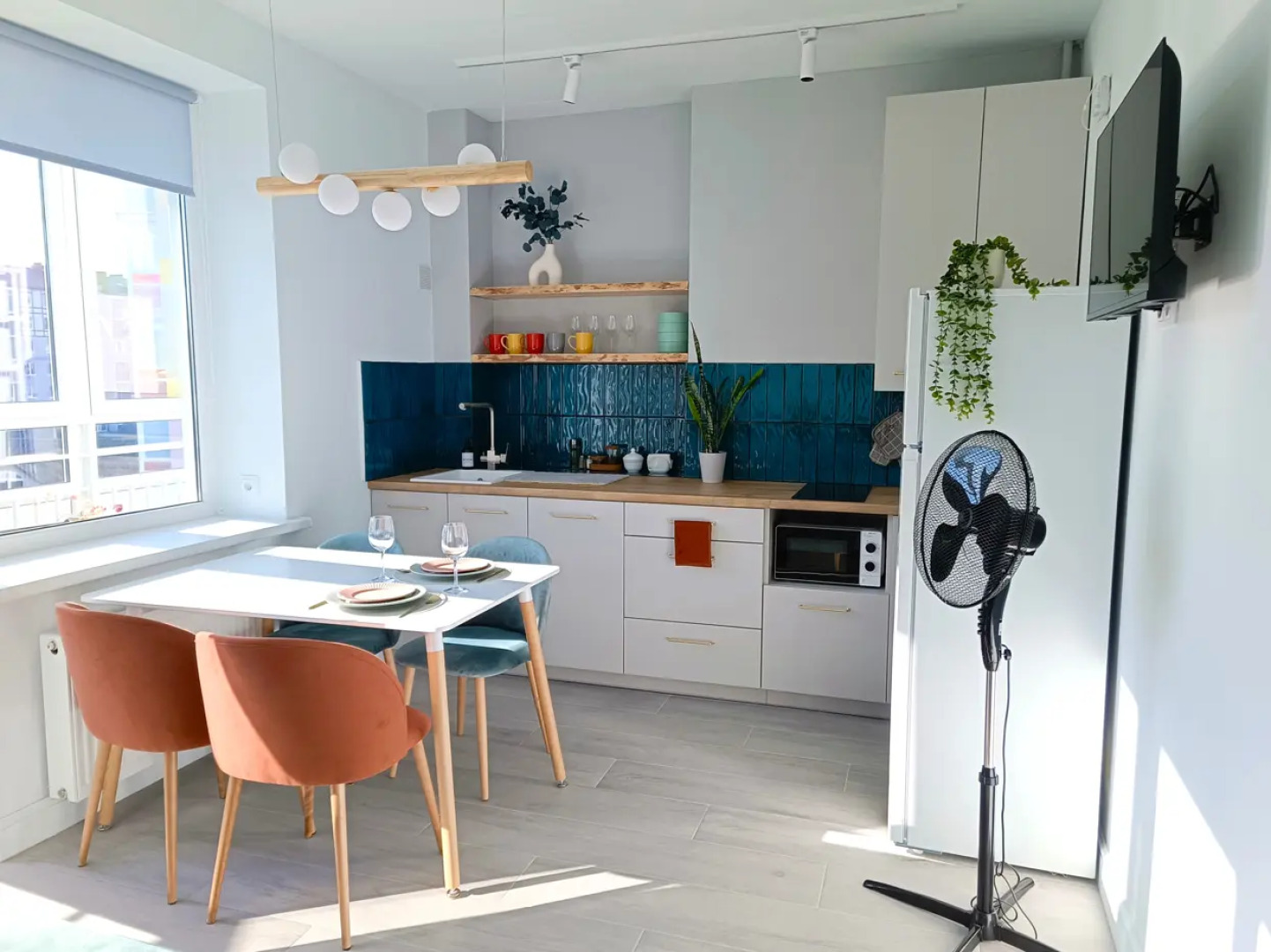 Апартаменты Рыба-Кит в современном комплексе на Яблоневой