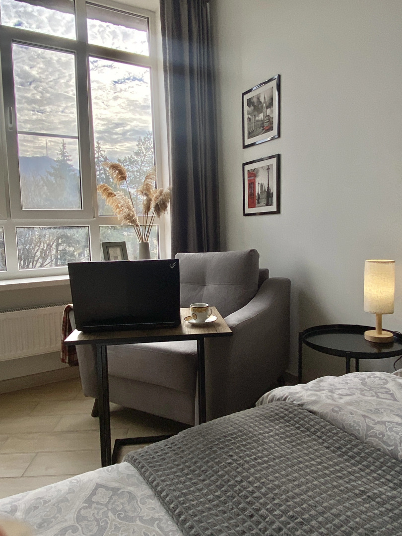 Апартаменты Однокомнатная квартира с видом на Машук