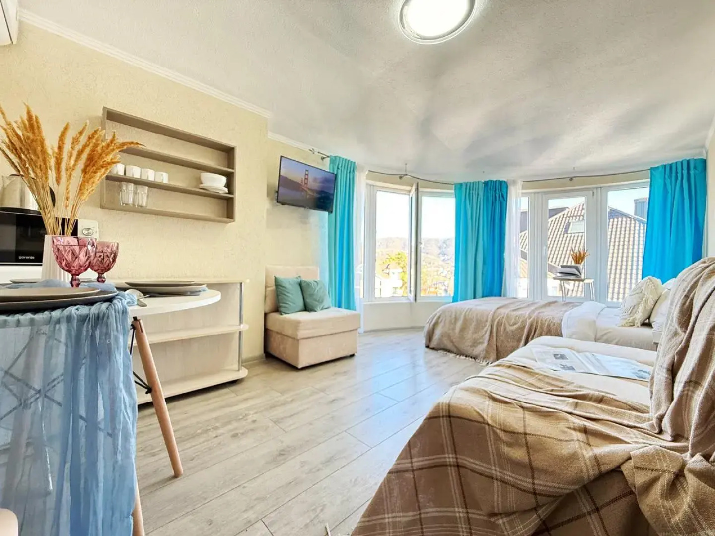 Апартаменты GoodWill. 3 минуты до пляжа