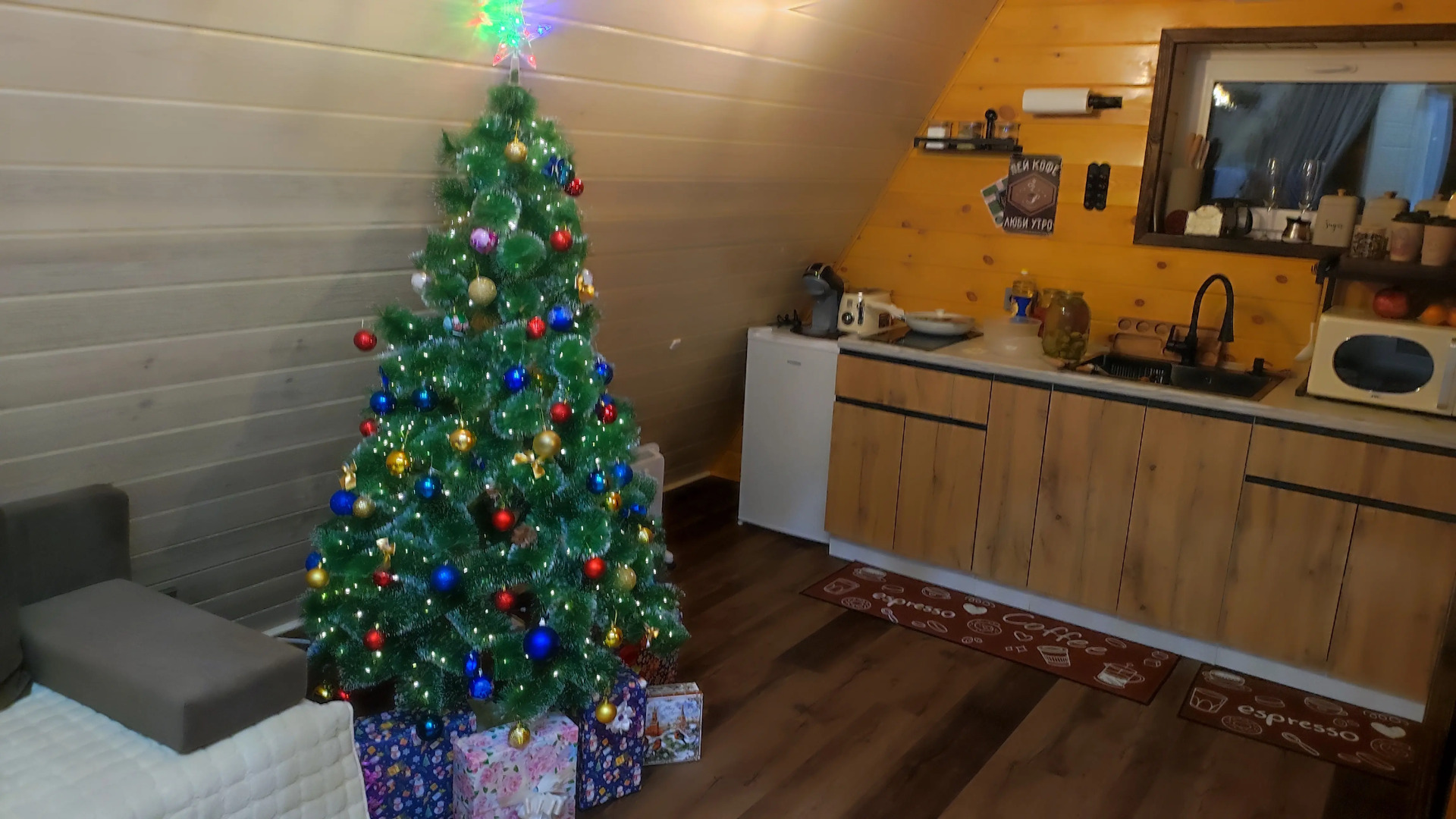 Частный Дом А-фрейм с банным чаном