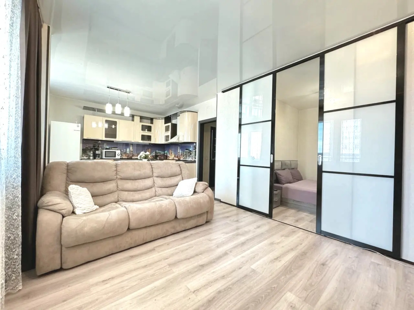 Квартира двухкомнатная с видом на реку на Притомском рядом с Кузбасс-Арена