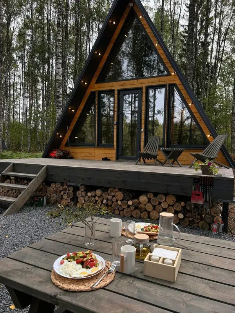 Апартаменты А-frаmе дом