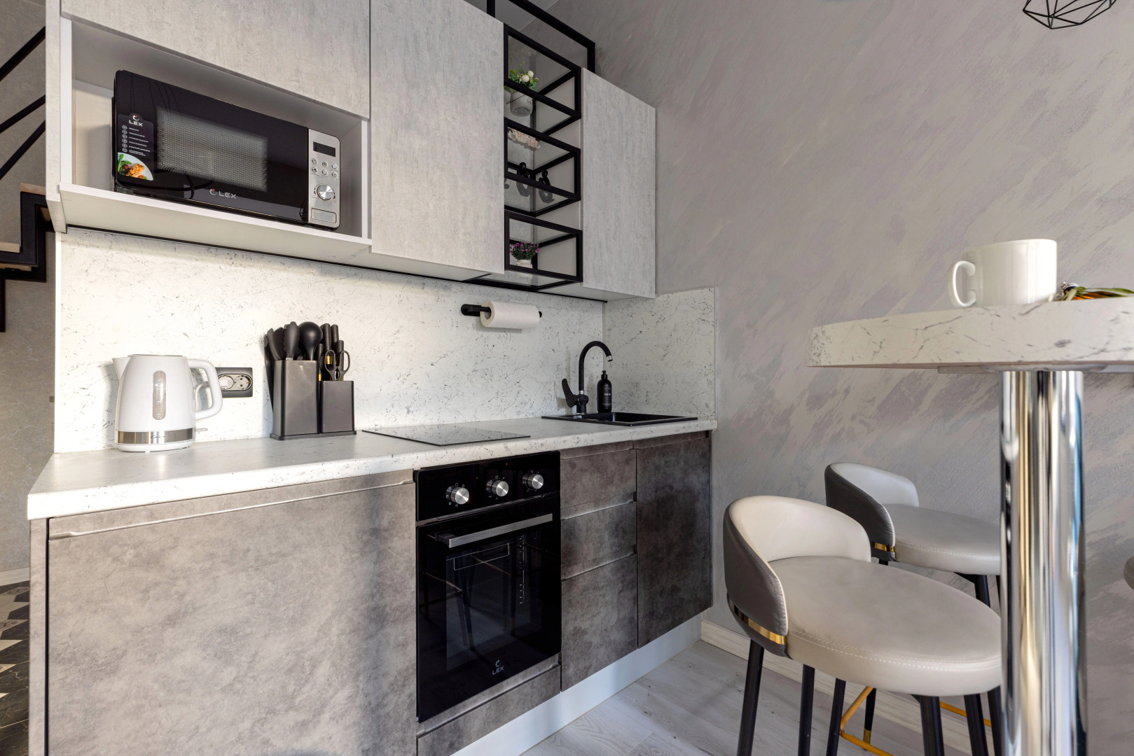 Квартира Дизайнерская Grey Room у Невского проспекта