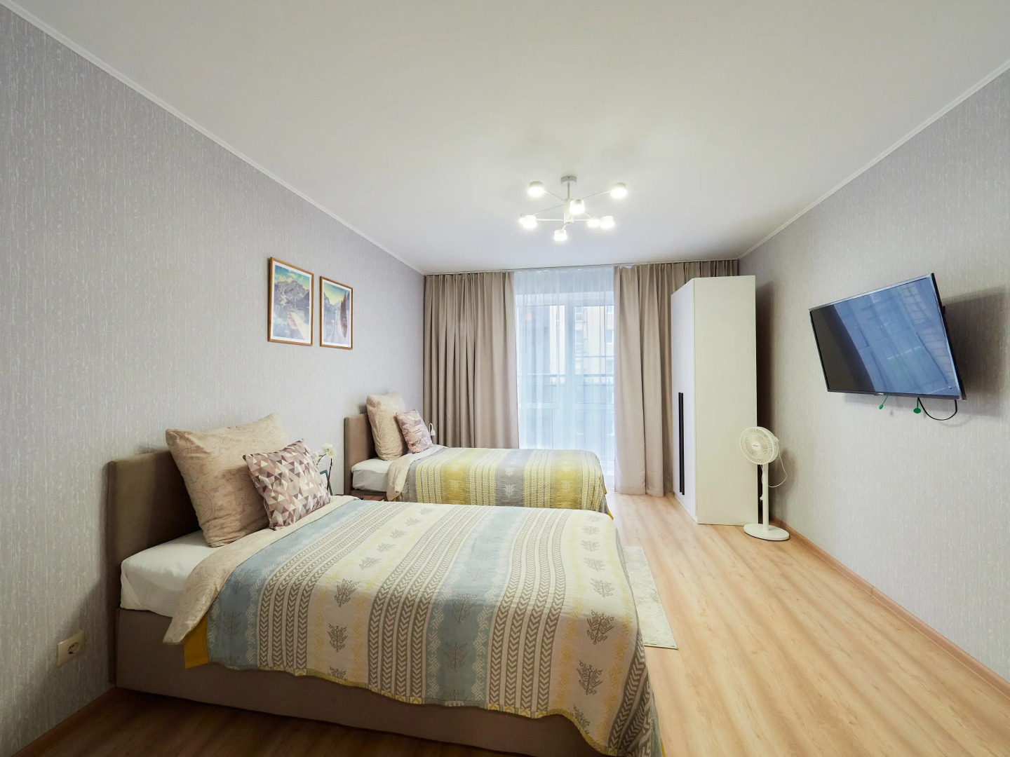 Квартира Просторная 2-комнатная квартира с лоджией и большим холлом на курорте Завидово