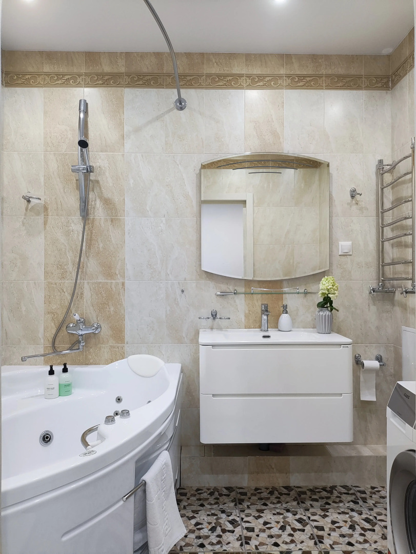 Квартира Светлая студия в современном жилом комплексе.