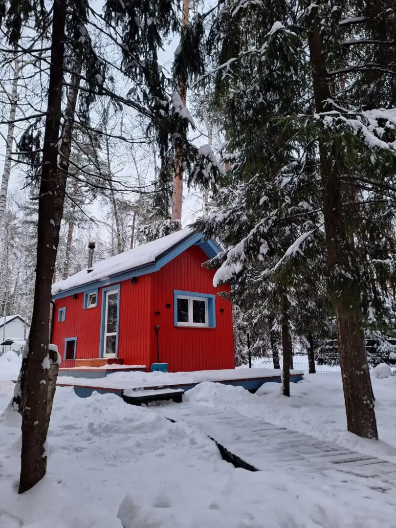 Частный дом в Заветах Ильича с голубой гостиной