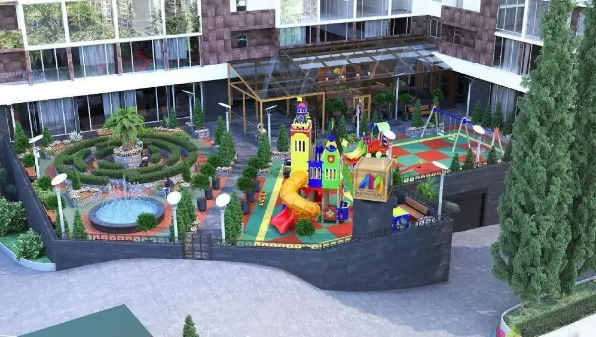 Апартаменты Студия в ЖК Метрополь