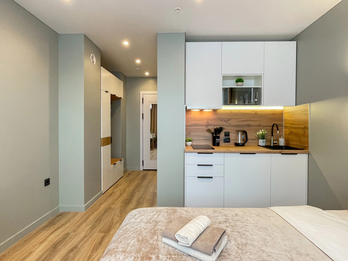 Квартира Dayker City Apartments студия возле метро Тропарево