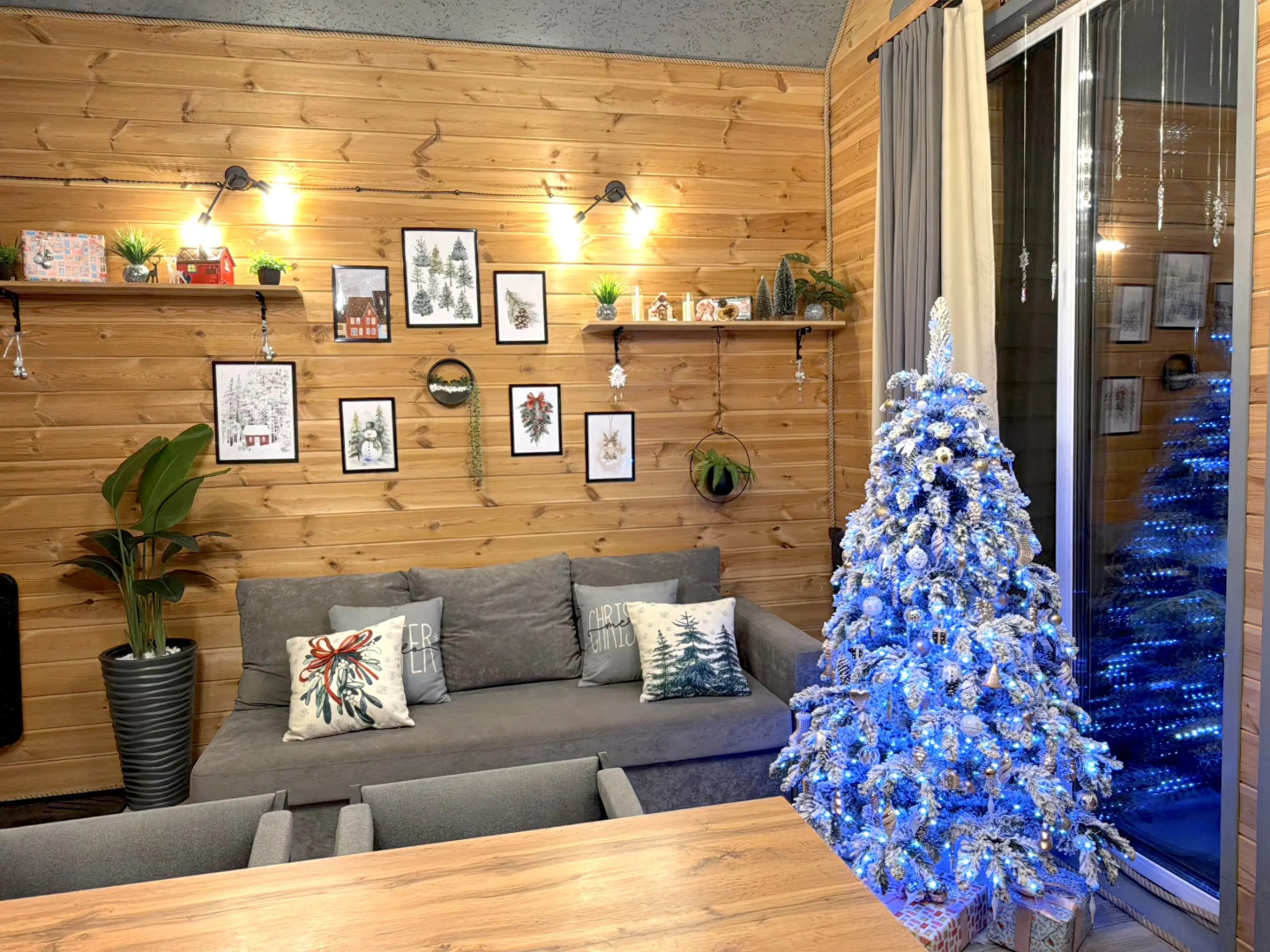 Частный дом с Баней Барн Хаус в стиле Лофт-Бохо