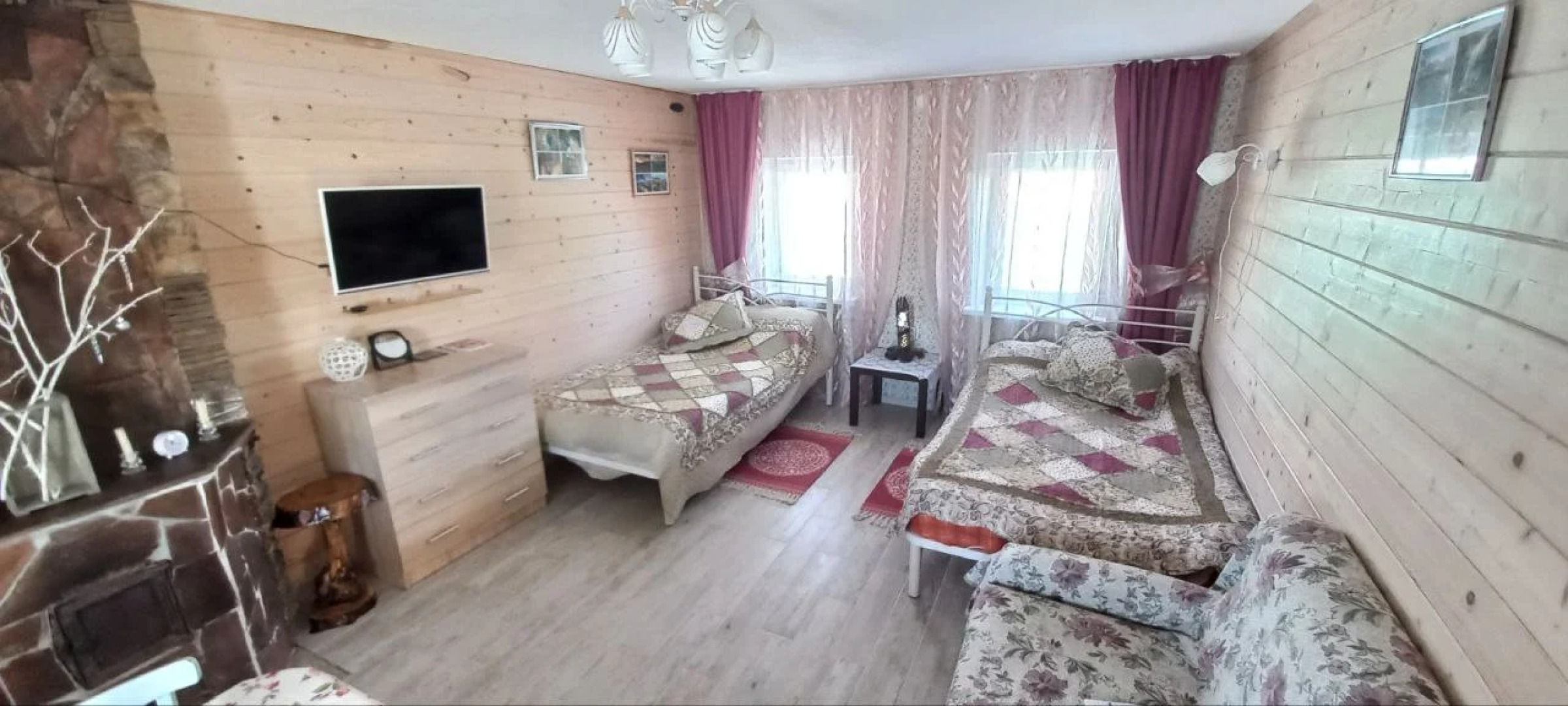 Гостевой Дом Домик с камином