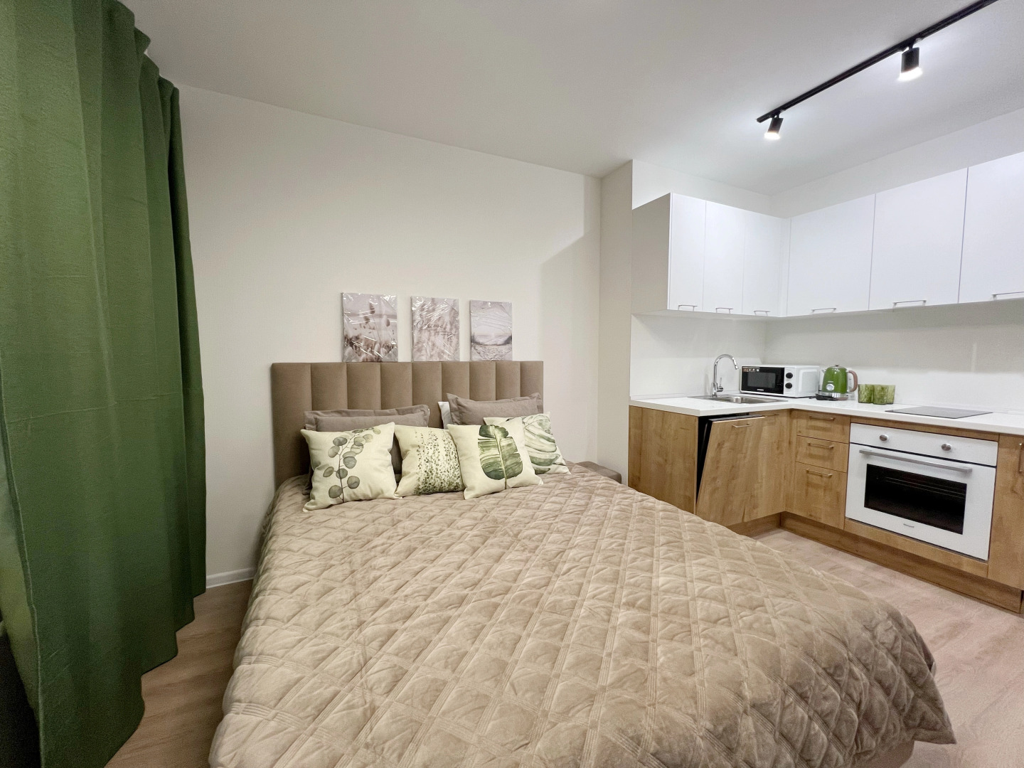 Квартира Зеленая студия в Рыбацком