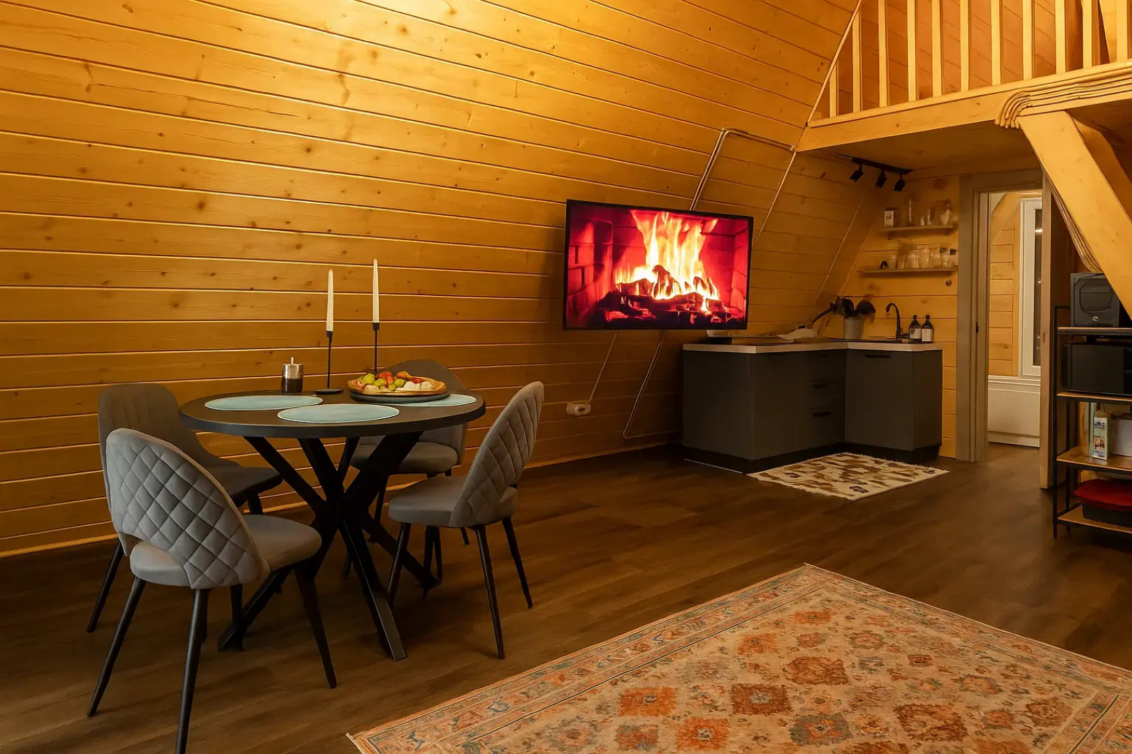 Частный дом A-frame Терракот из дерева 4х местный Ривер Хаус