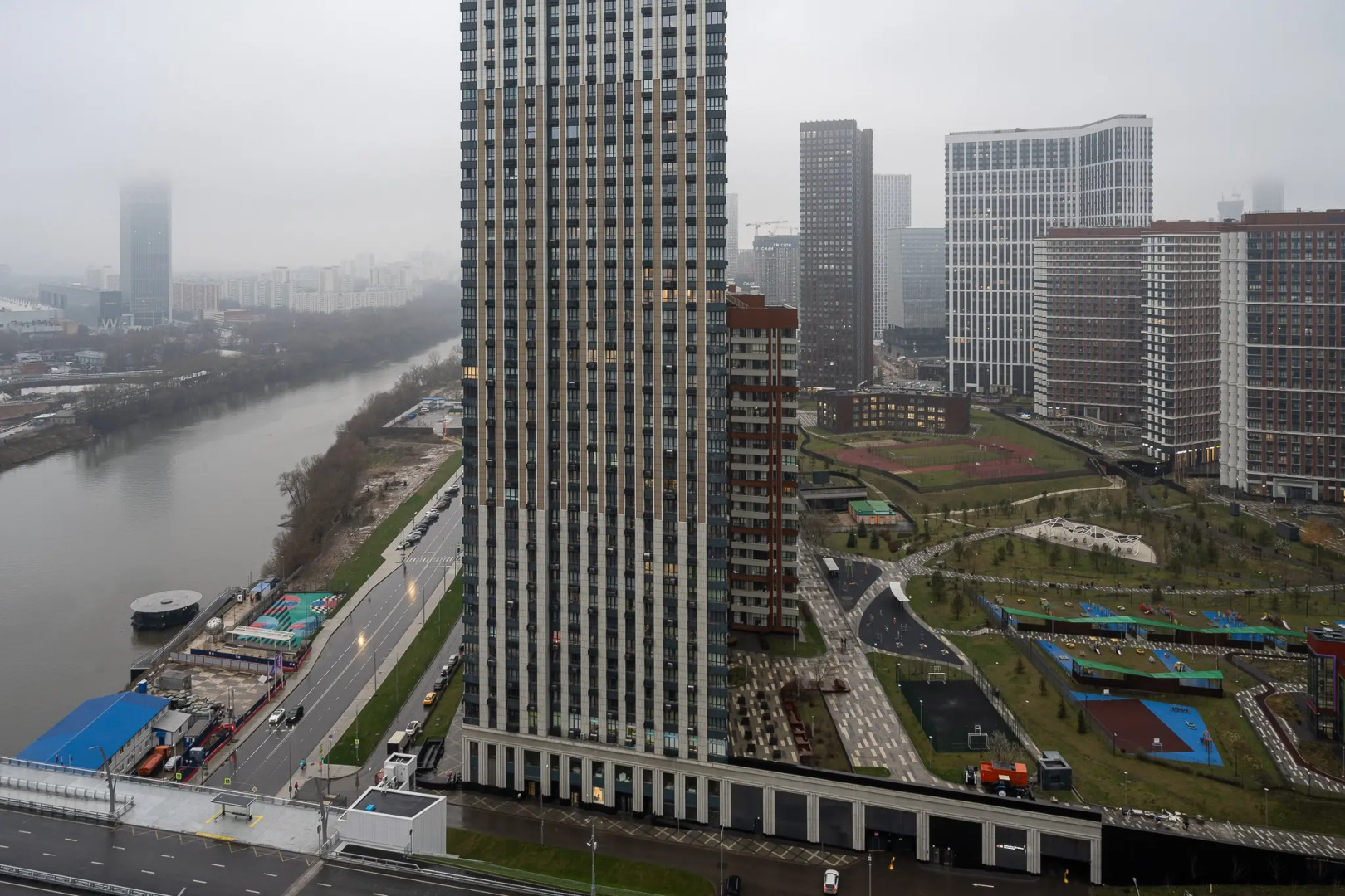 Апартаменты возле Москва-сити с Красивым Видом на Реку Москва