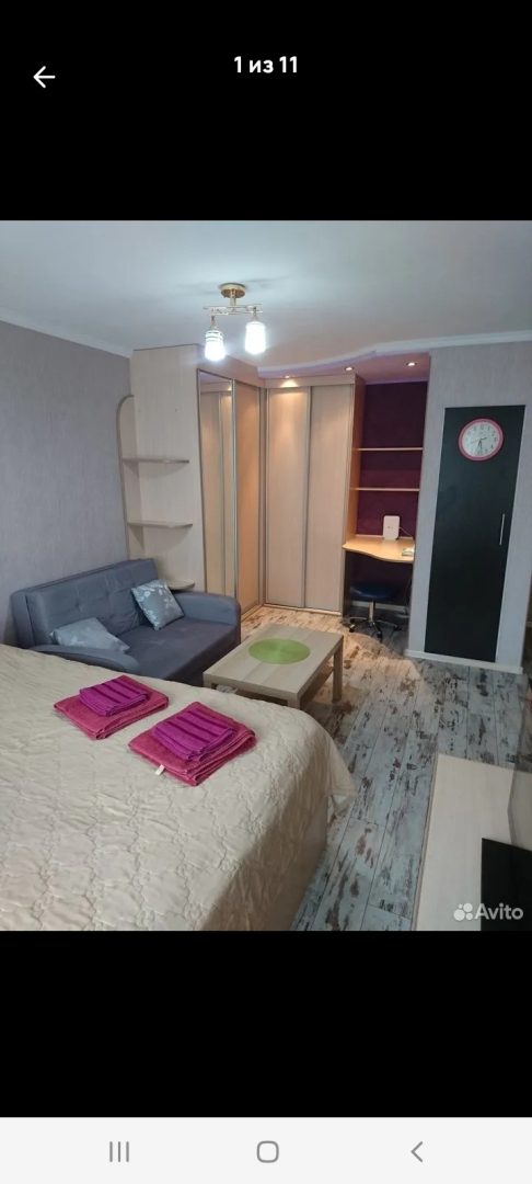 Квартира 1 комнатная для 3 гостей