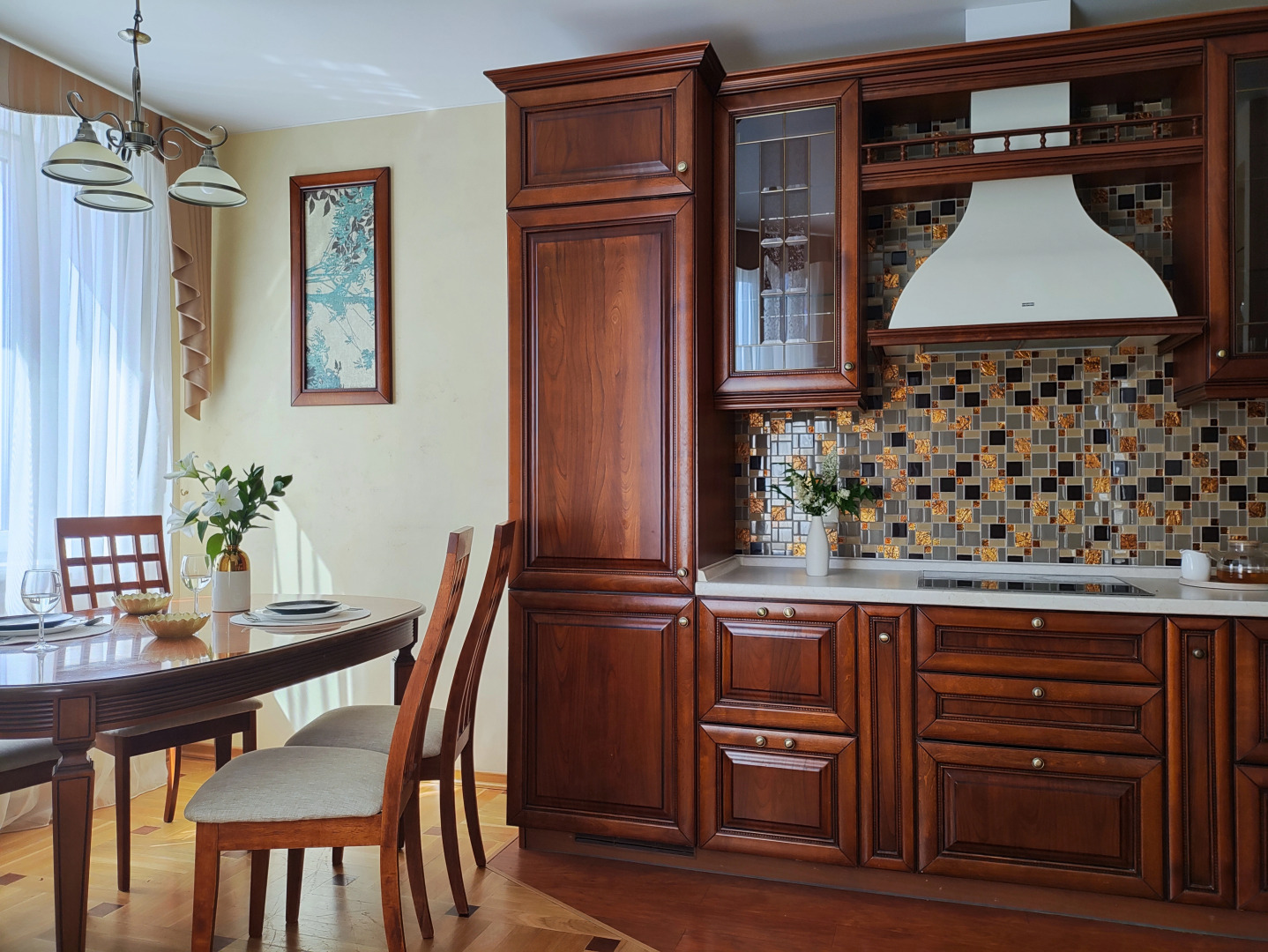 Квартира Светлая студия в современном жилом комплексе.