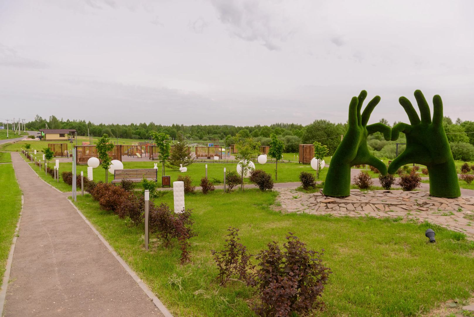 Частный дом в поселке у водохранилища