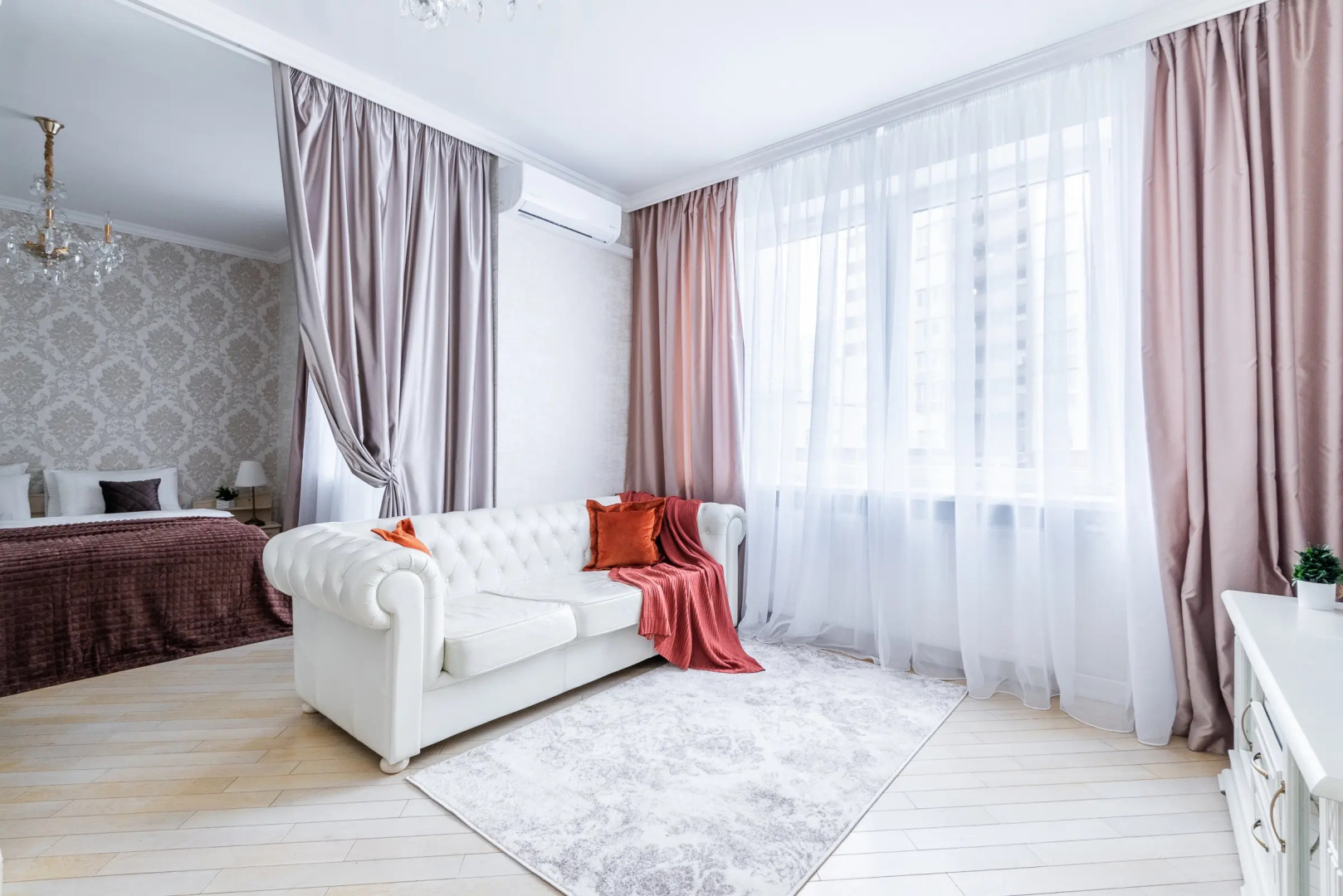 Квартира студия на сутки Центр Быстрое заселение Wi-Fi Кондиционер Подходит для командировок и отдыха