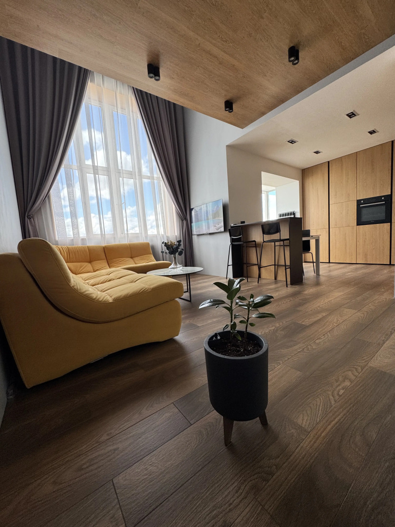 Апартаменты Двухуровневая студия с захватывающим видом на город