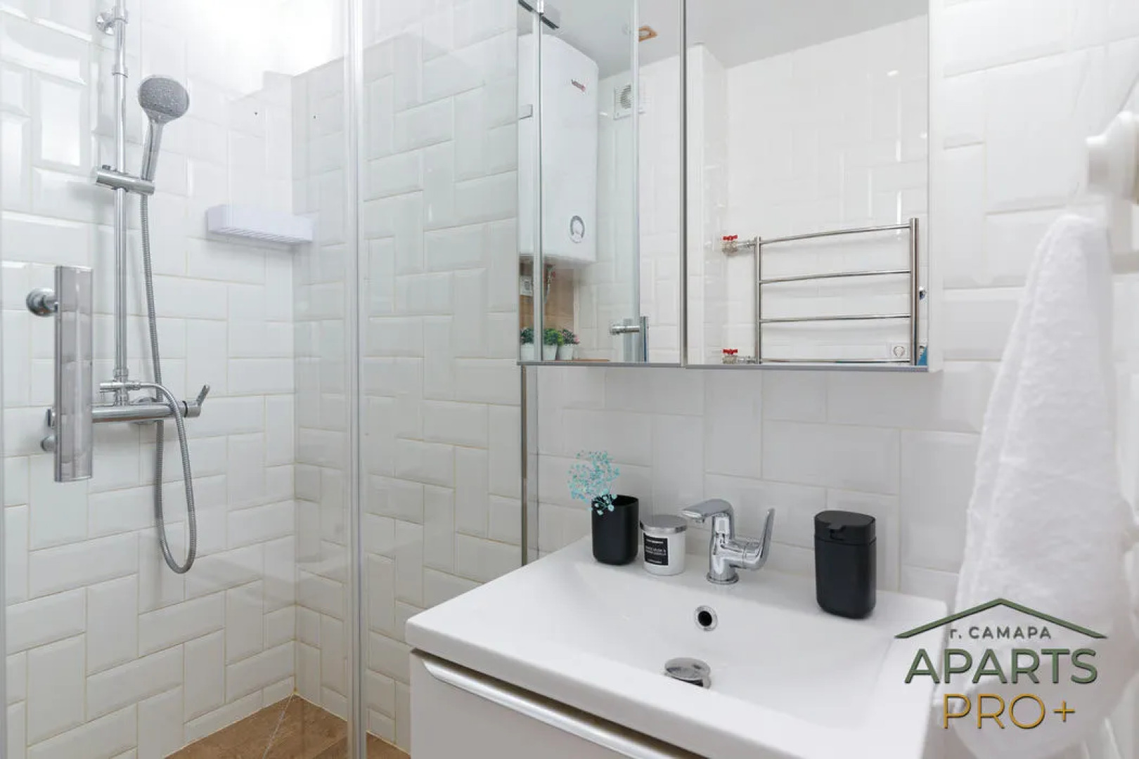 Квартира Aparts Pro Просторная 1-ком в Новом ЖК Сокол на 2 Этаже