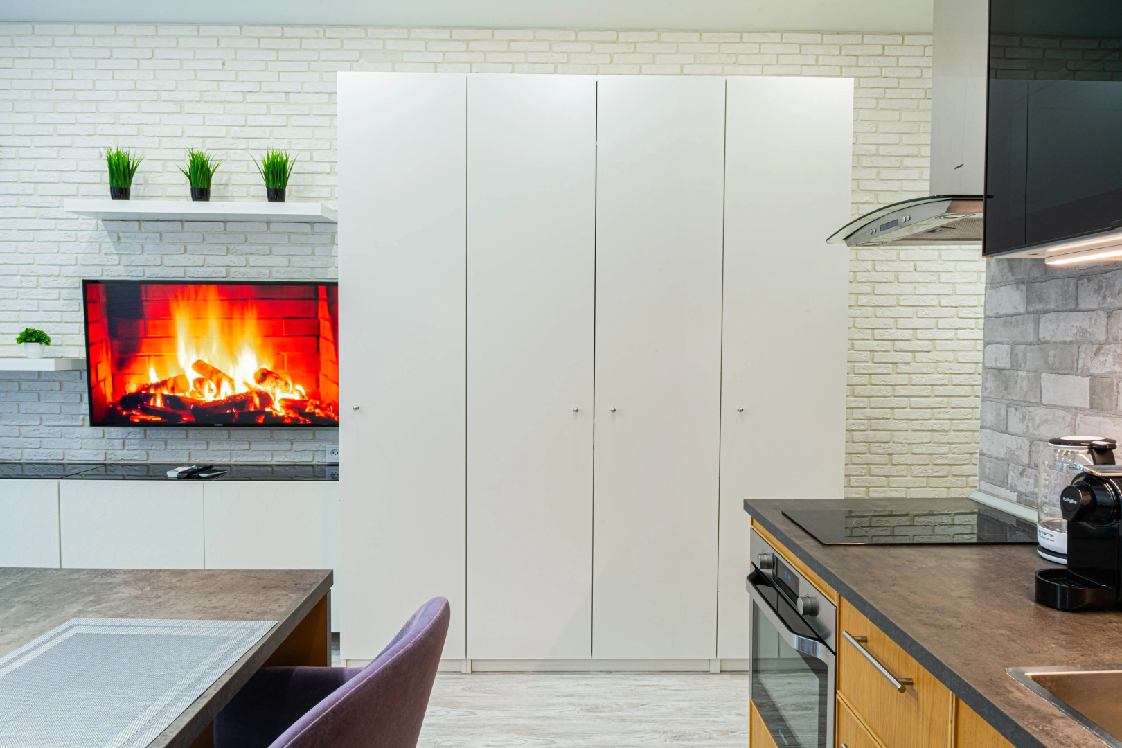 Апартаменты Lalapart Gray-white с панорамными окнами у метро ЦСКА