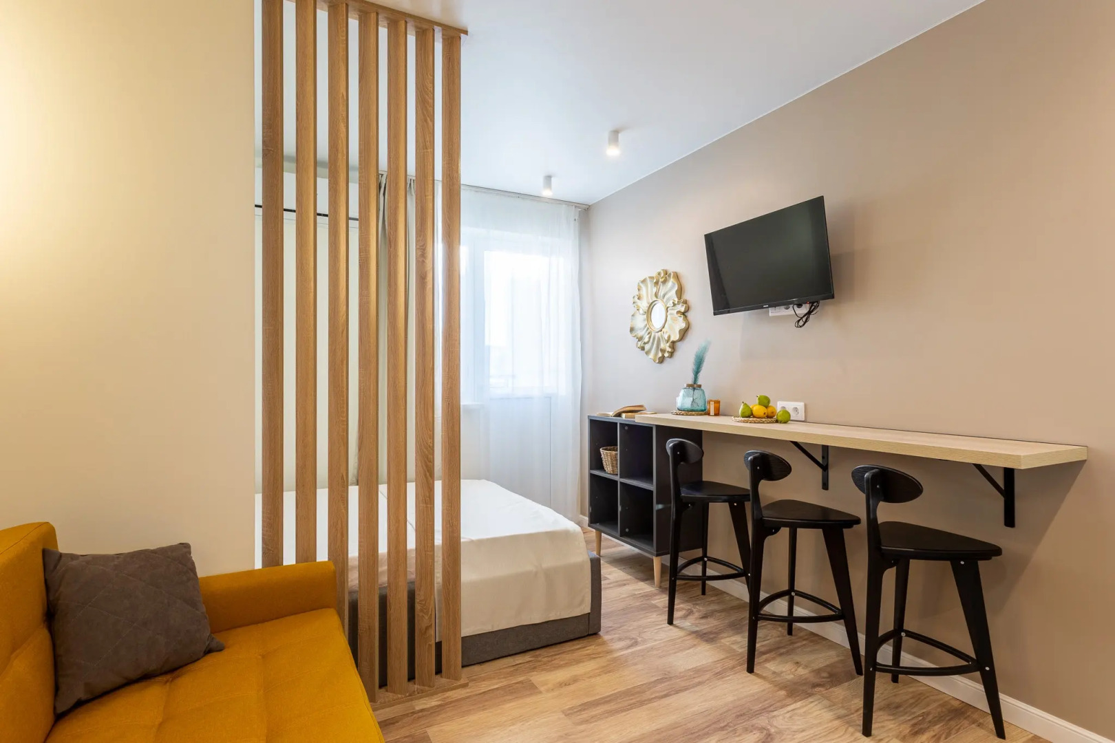 Апартаменты Морент с дизайнерским ремонтом в ЖК «Фрукты»