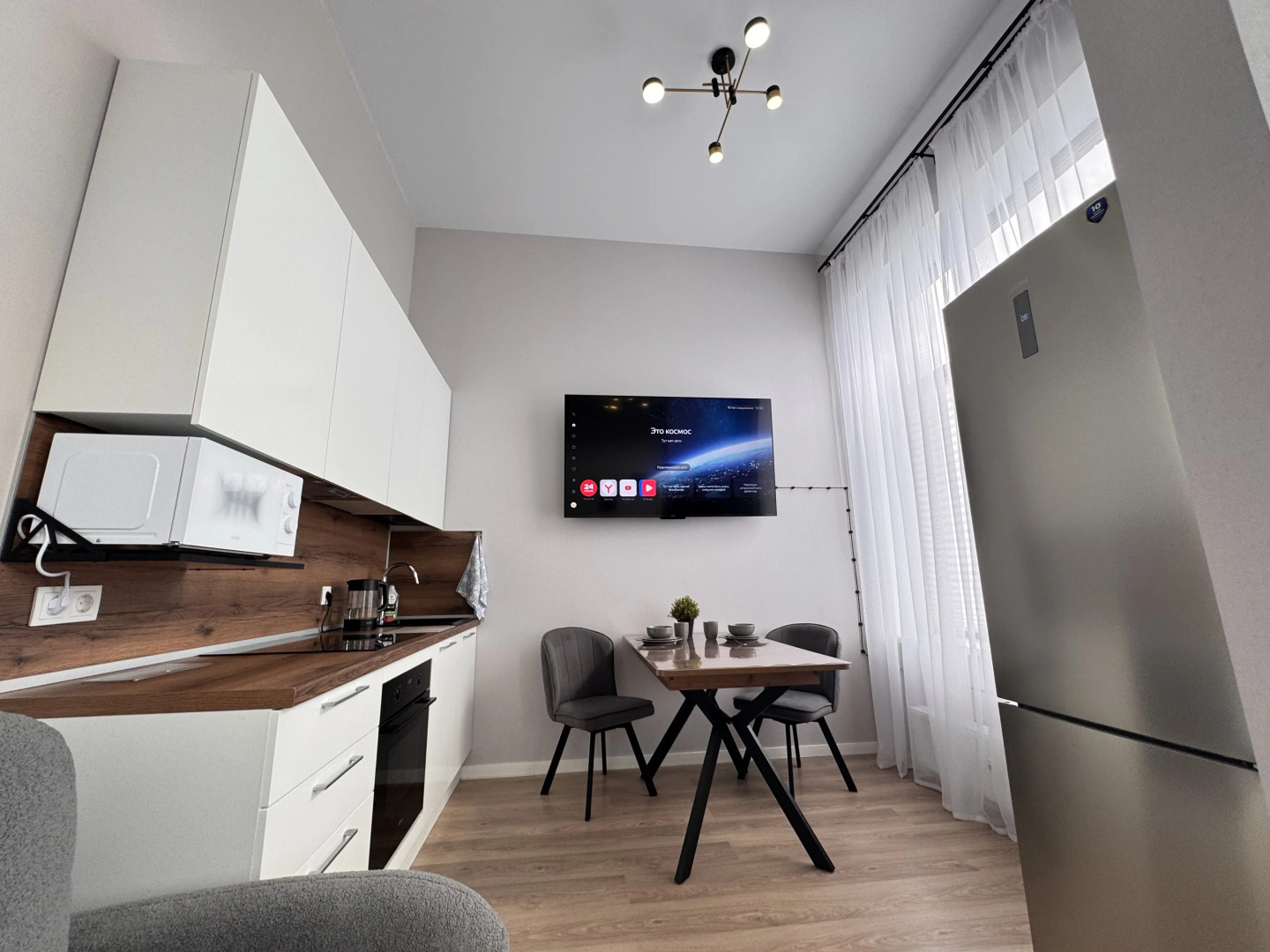 Квартира 1-к. квартира, 40 м², 2 кровати