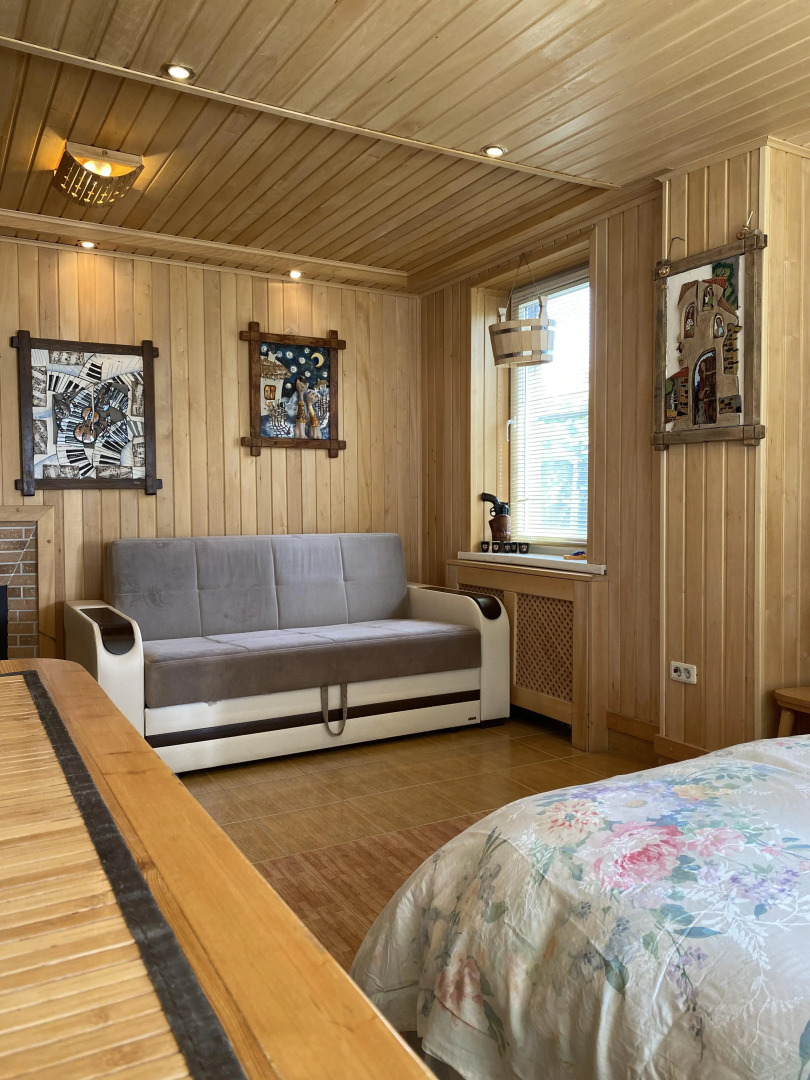 Частный дом с сауной и с зоной барбекю