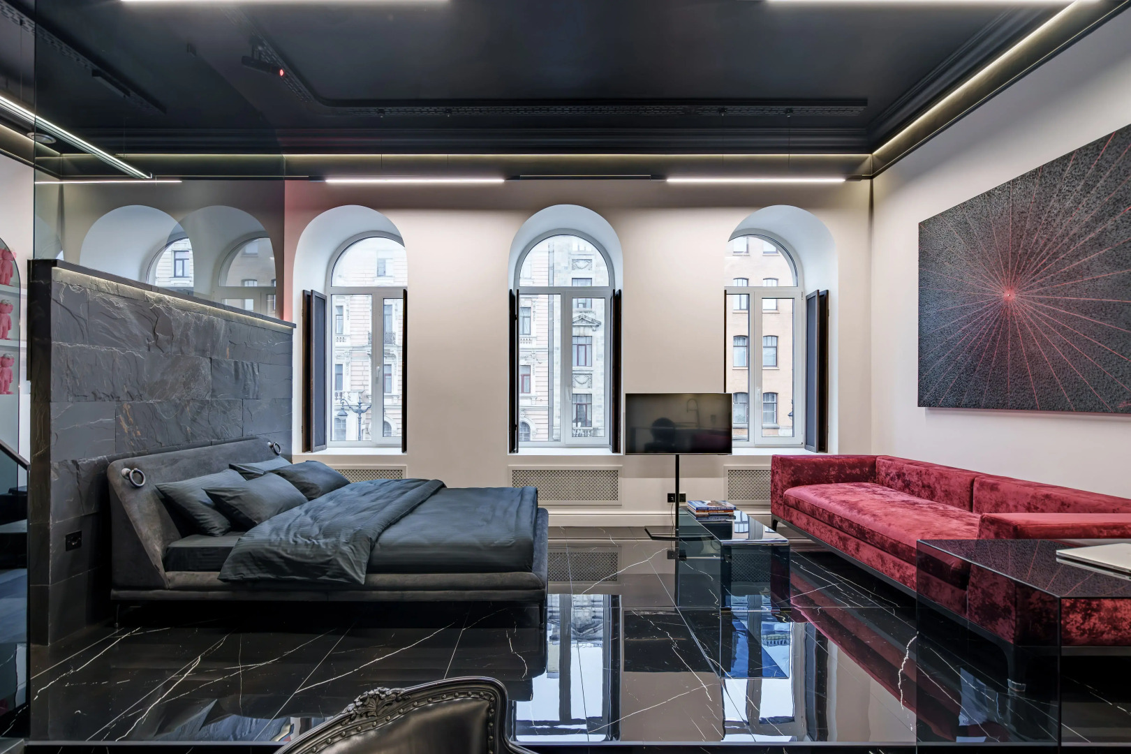 Апартаменты на Невском проспекте hth24 Apartments, авторский дизайн, сауна, камин