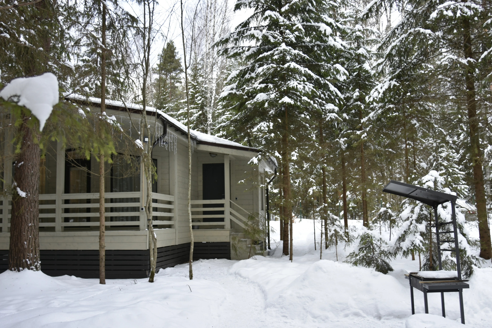 Гостевой дом Грибной домик на берегу Озера Волго на Селигере - коттеджи Сосновый бор