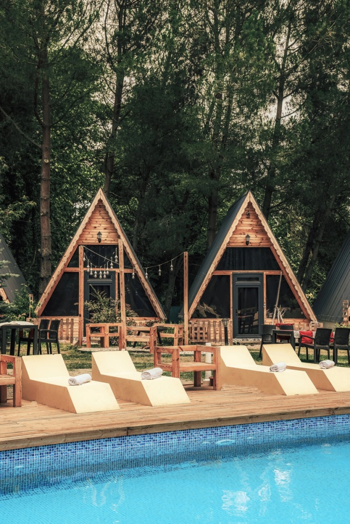 Отель Sapanca Taş Ev & Bungalow