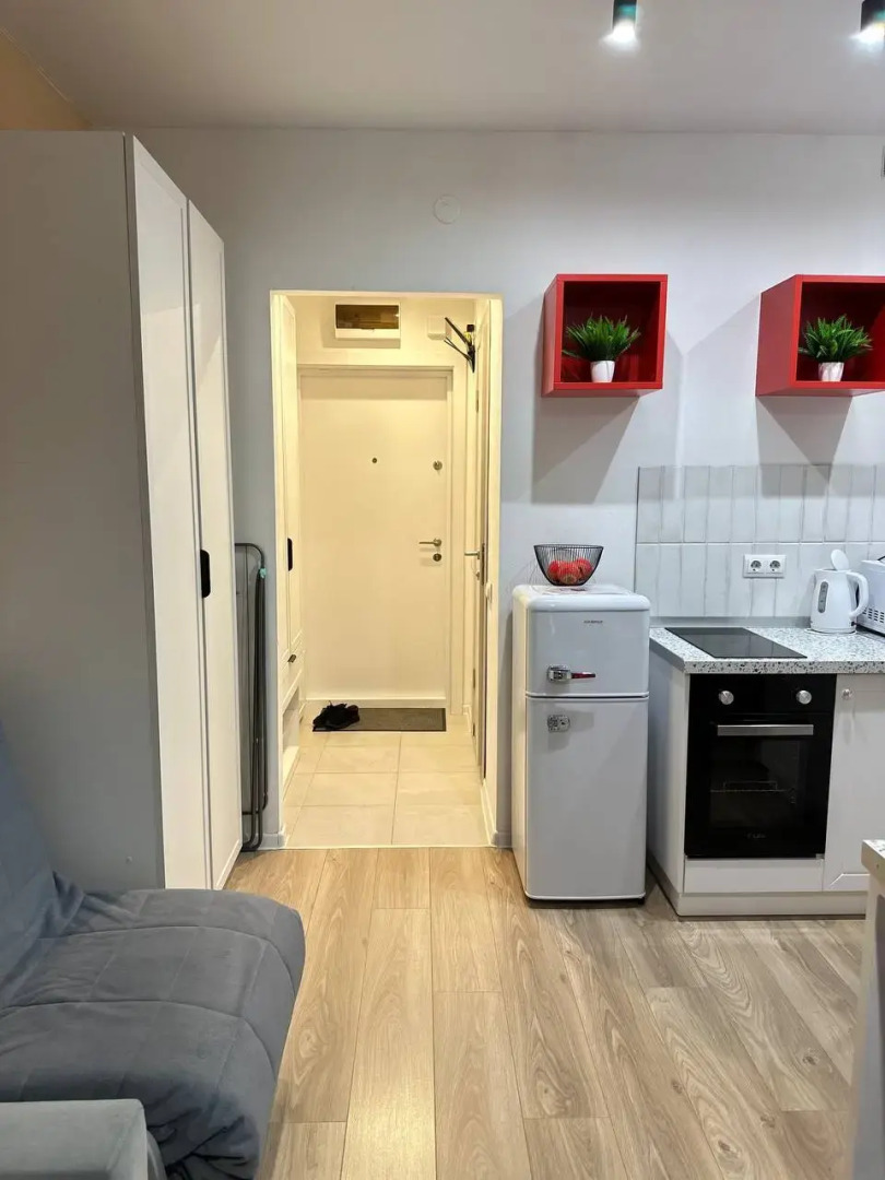 Квартира Студия около Острова Мечты и парка Коломенское