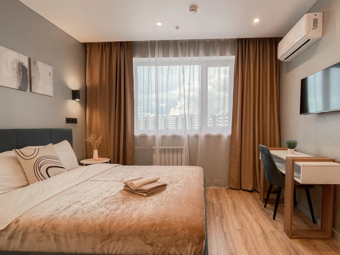 Квартира Dayker City Apartments студия возле метро Тропарево