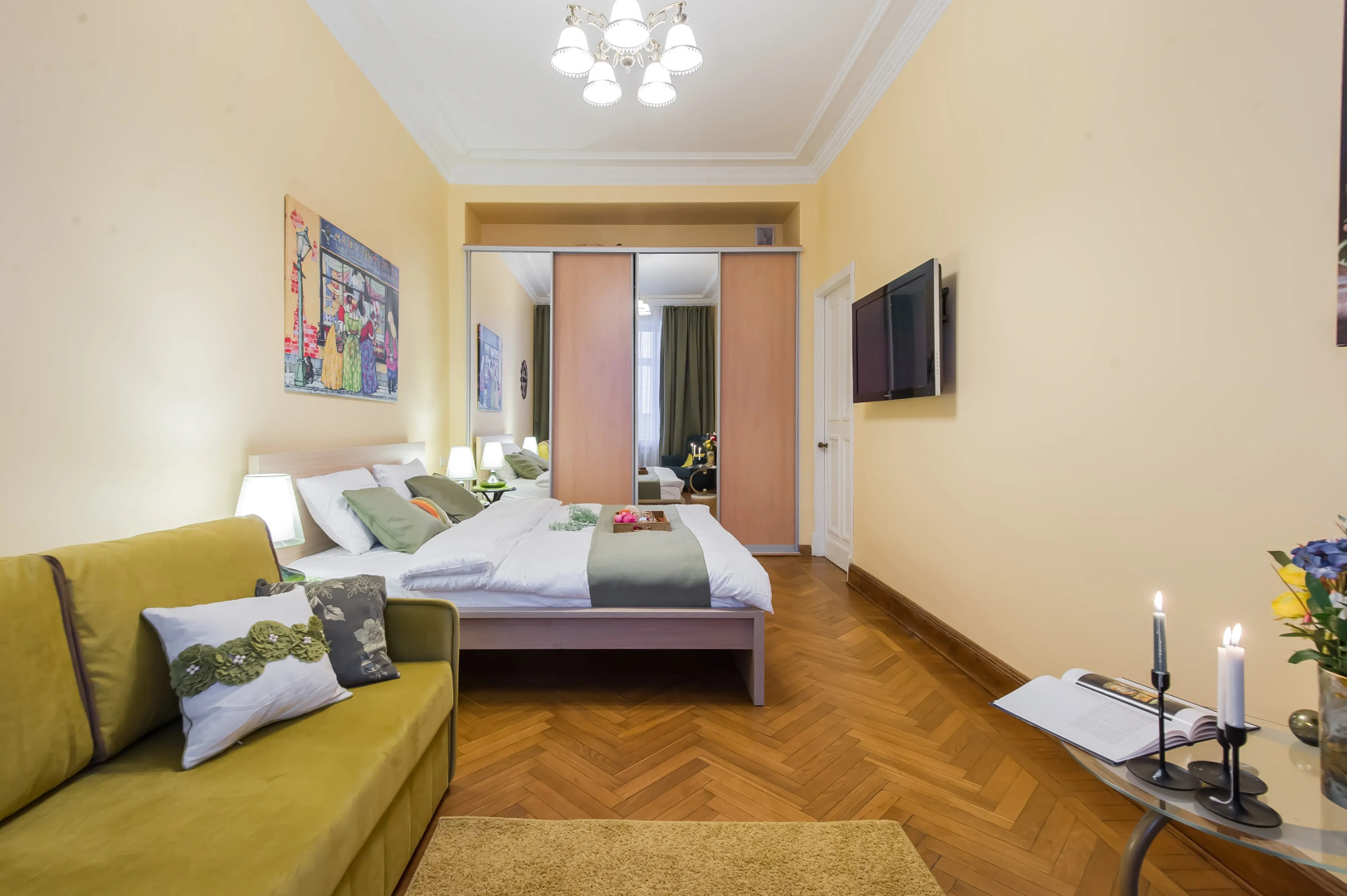 Квартира GM Apartments в Легендарной Сталинской высотке
