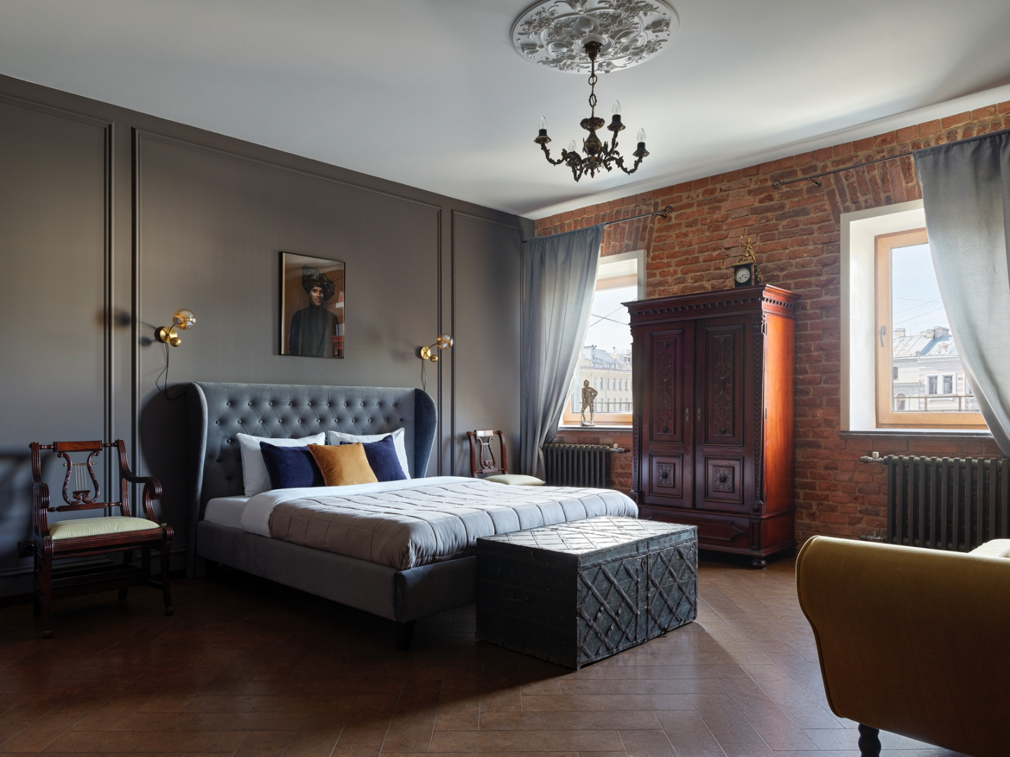 Апартаменты Gallery 130 кв.м с Террасой, Видом на Набережную Фонтанки и БДТ