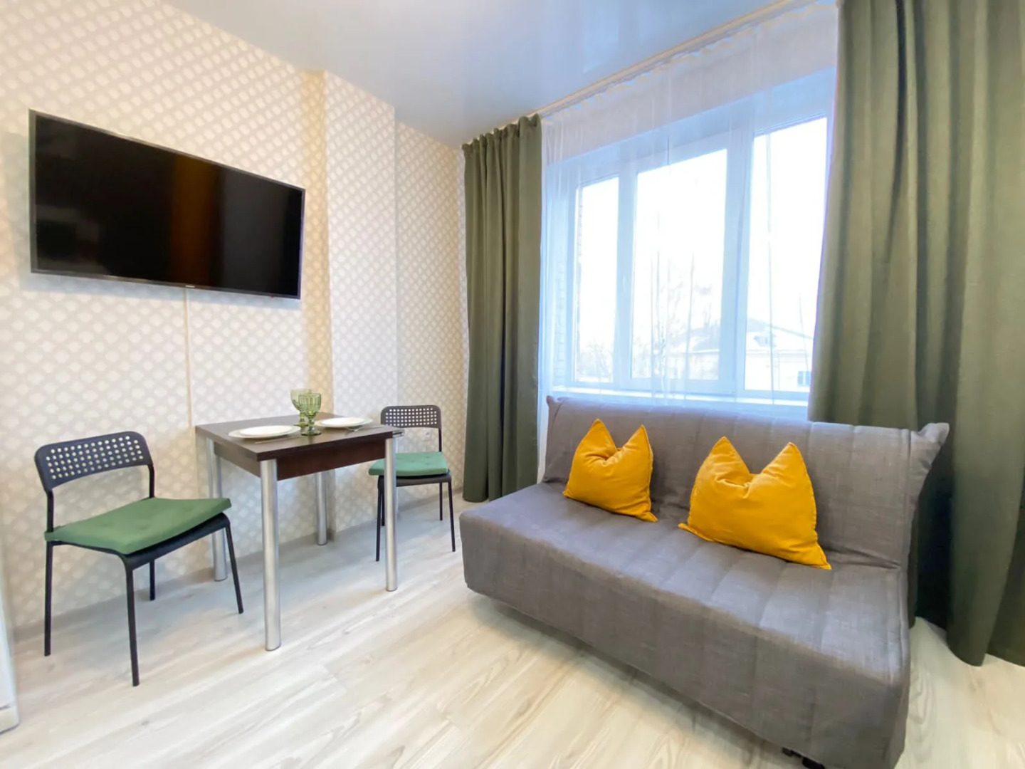 Уютные апартаменты.