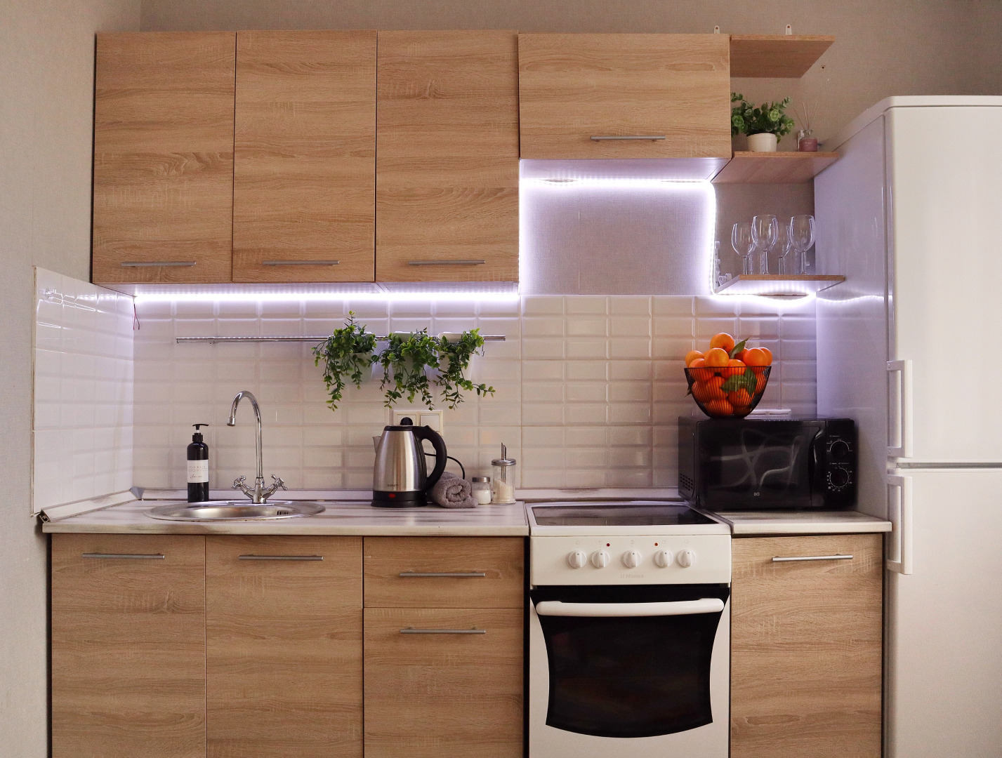 Квартира c кондиционером в стиле сканди