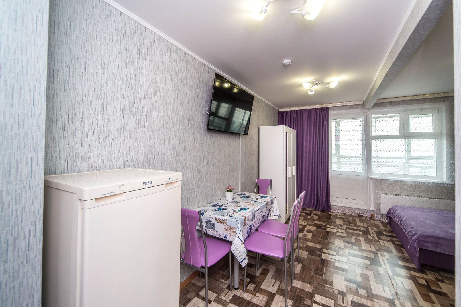 Квартира для 4 человек на 17 этаже с видом на город